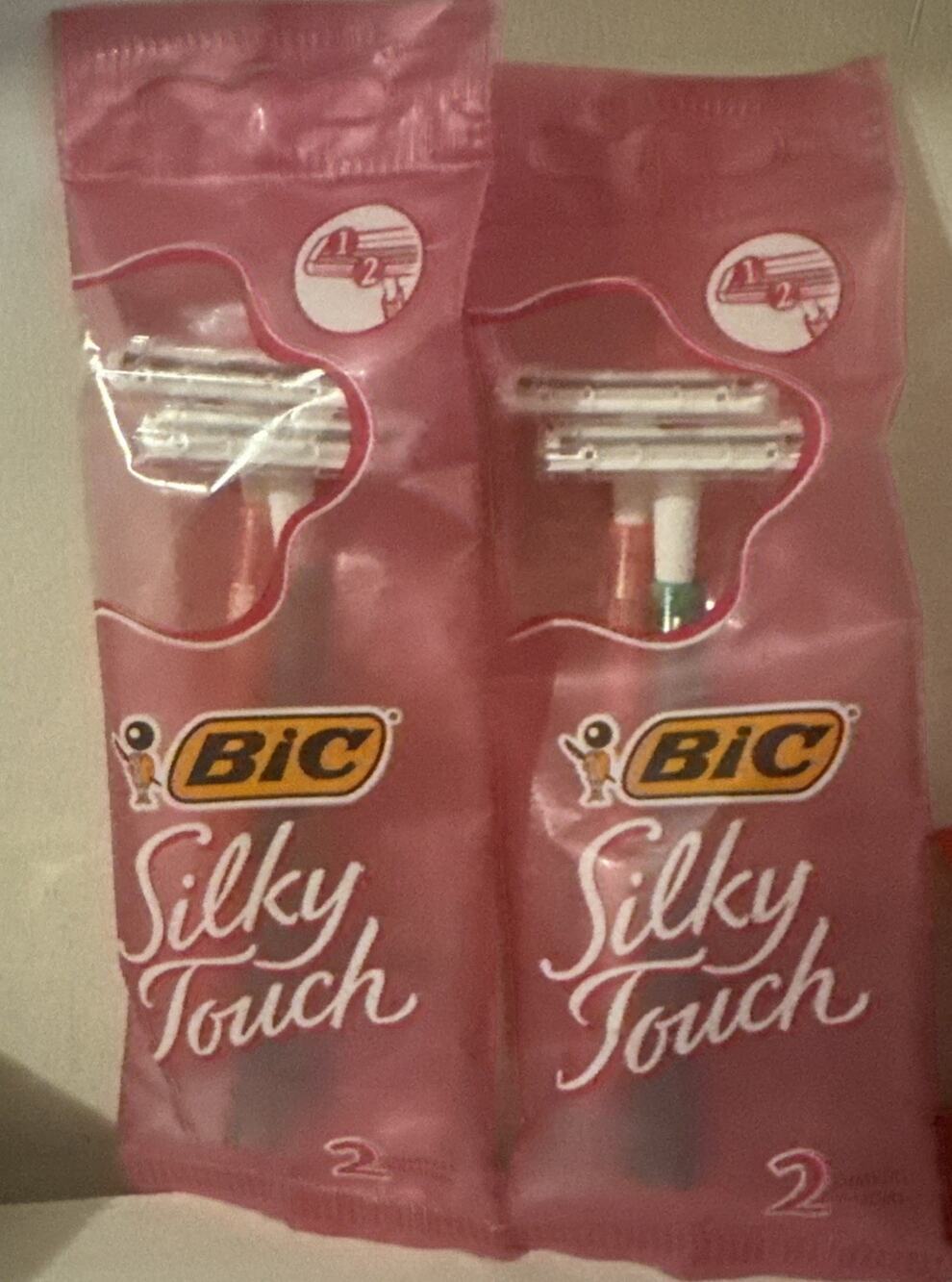 (Lot of 2) Bic Twin Select Silky Touch - 2 ct New